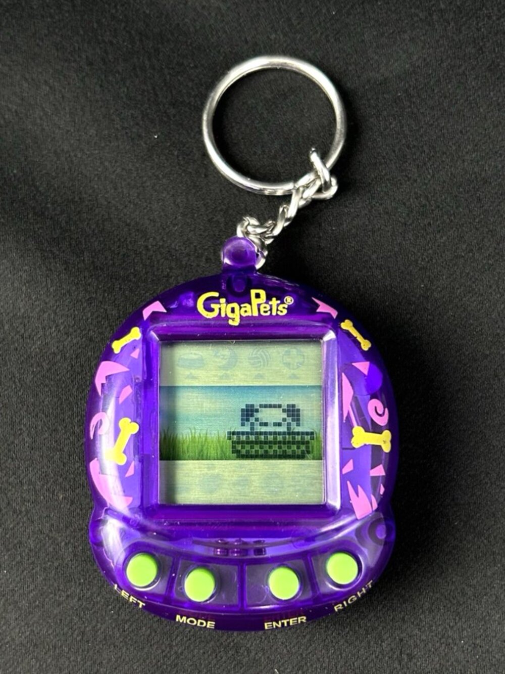 Giga Pets Puppy Virtual Animal Pet Toy Purple Working
